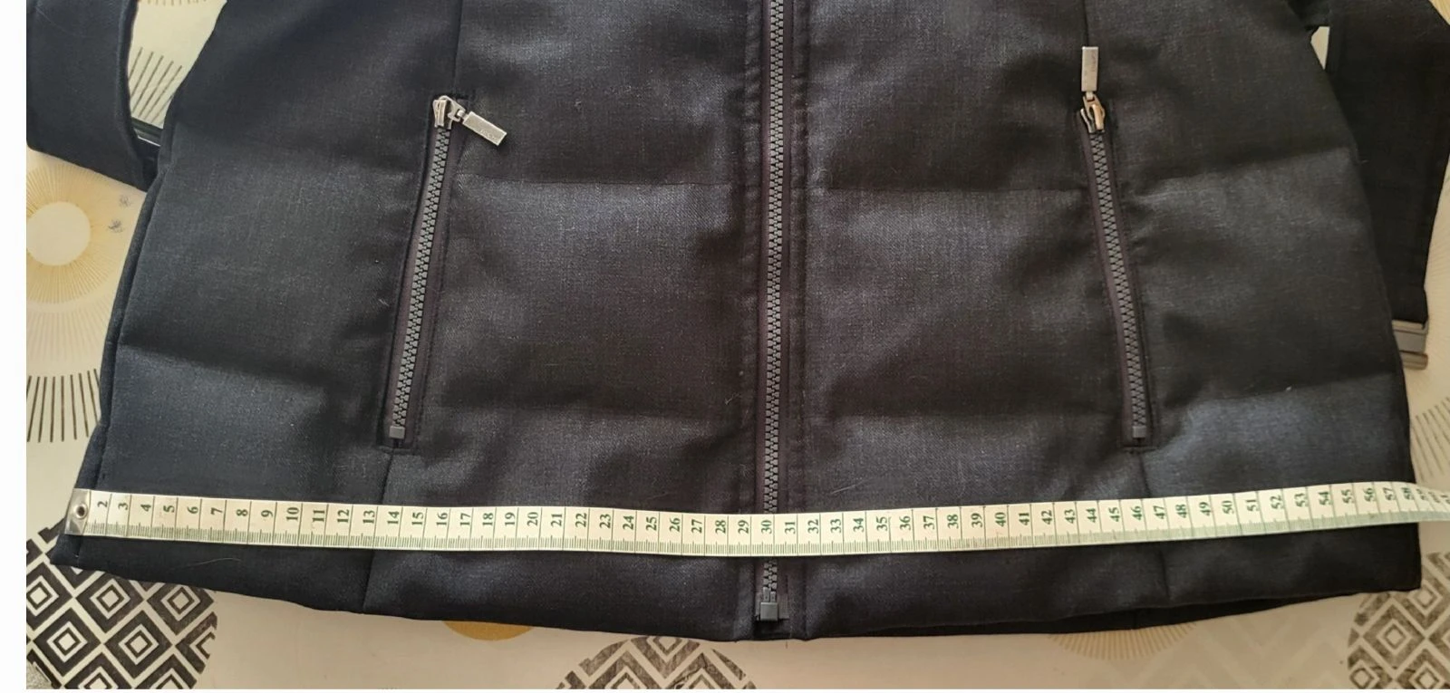 Esprit Casaco de penas TL/T40-Cinza-Capuz de imitação de pelúcia removível-Corte reto com penas – photo 13